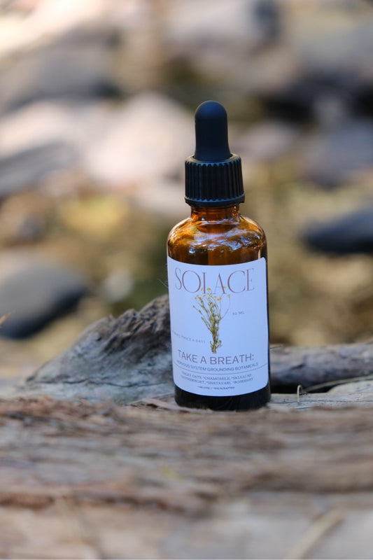 TAKE A BREATH: Nervous System Grounding Botanicals for Calming Anxiety