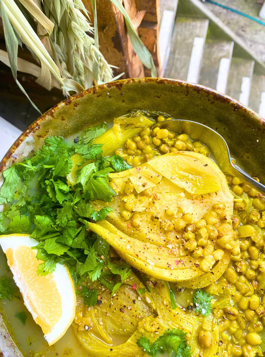 Fennel & Moong Stew