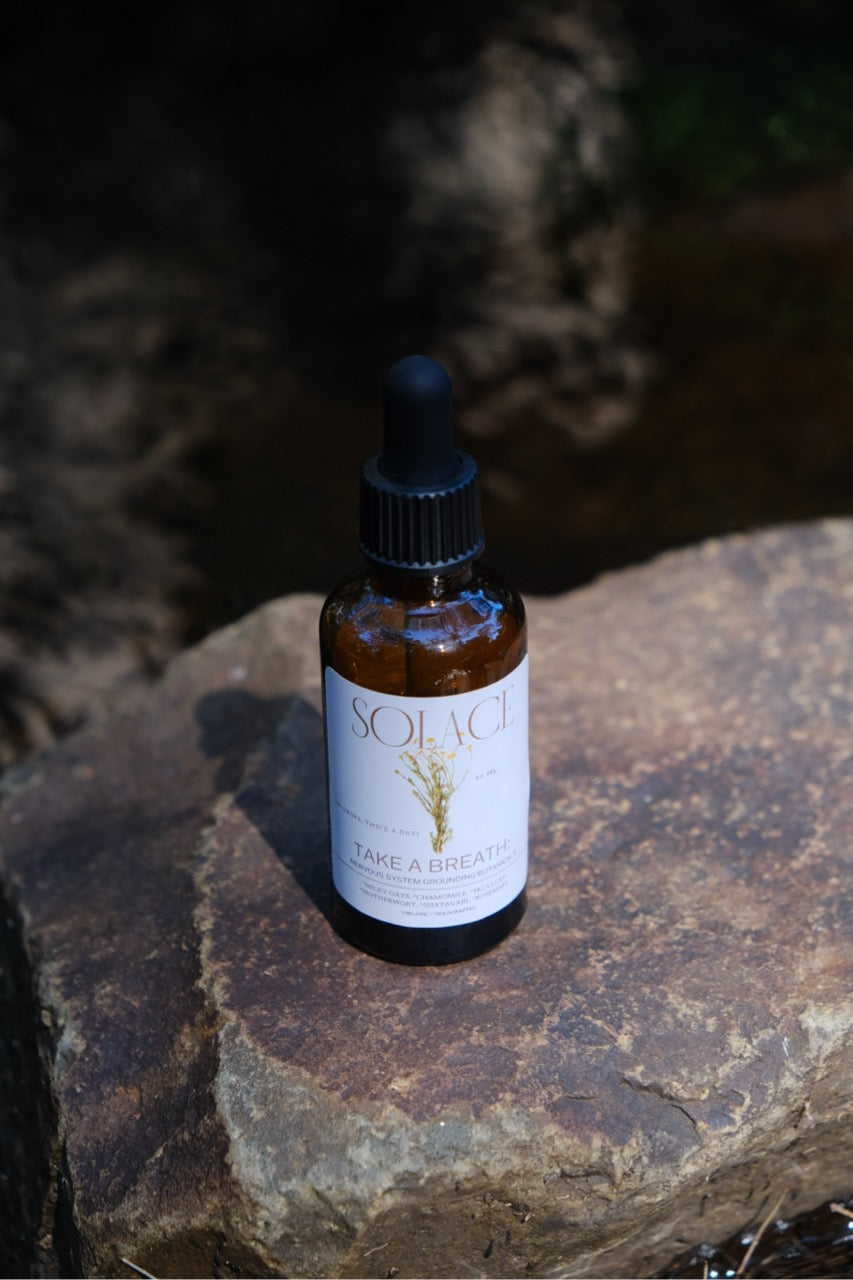 TAKE A BREATH: Nervous System Grounding Botanicals for Calming Anxiety