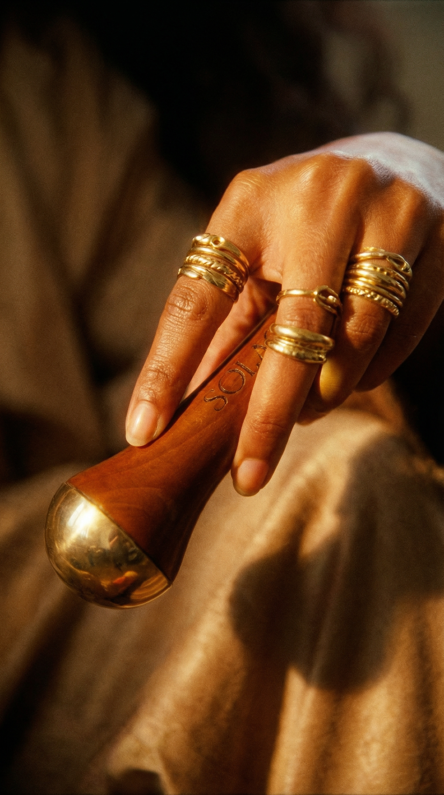 Artisan Hand-Crafted Kansa Wand